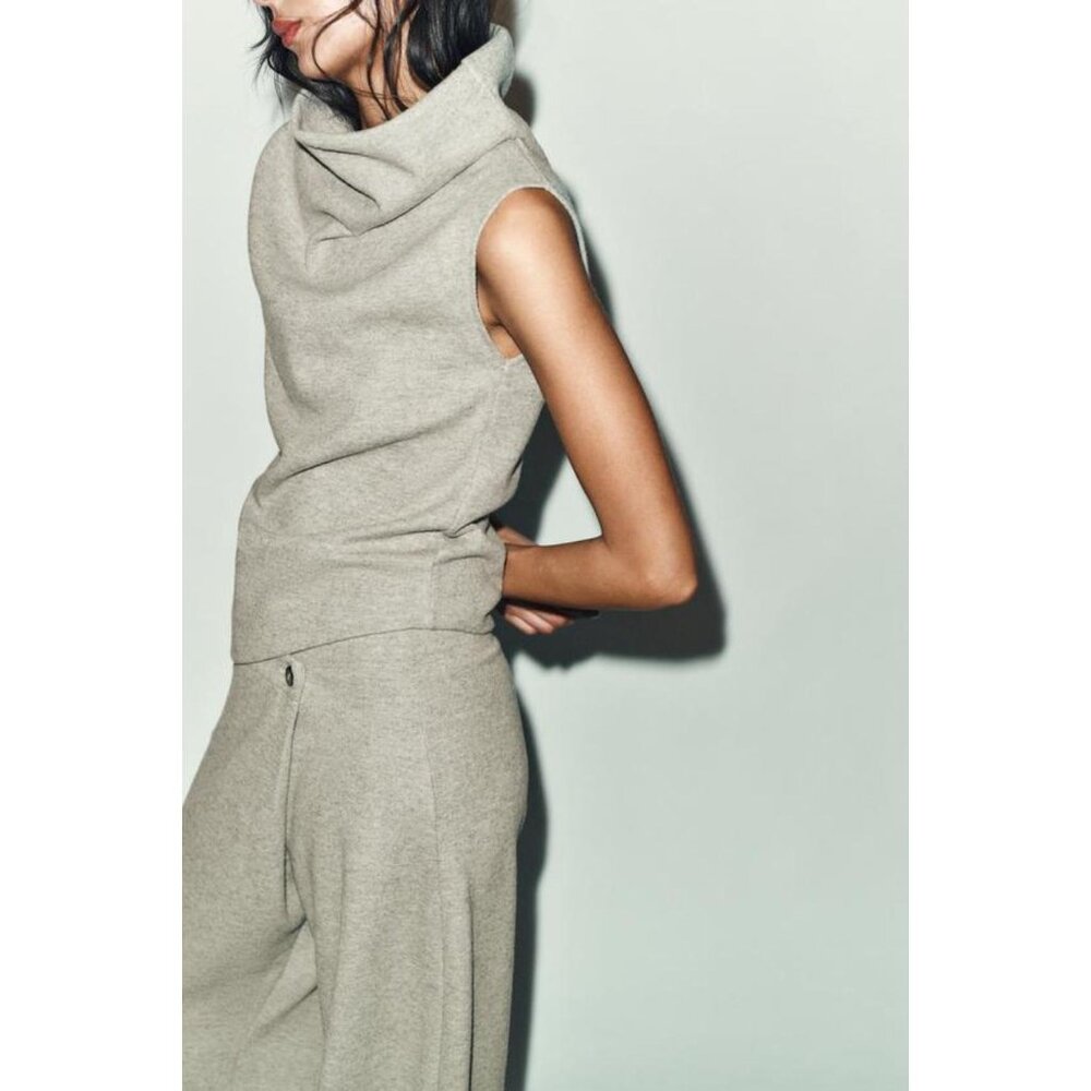 ZARA SLEEVELESS TOP - Picture 5 of 8